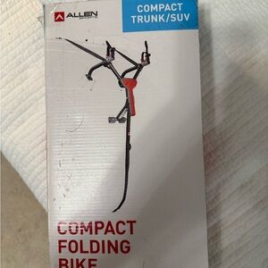 Compact Folding Bike Rack - Red and Black